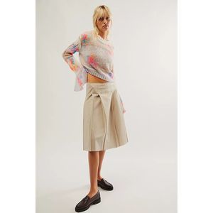 Free People Mandy Mended Pullover Size S